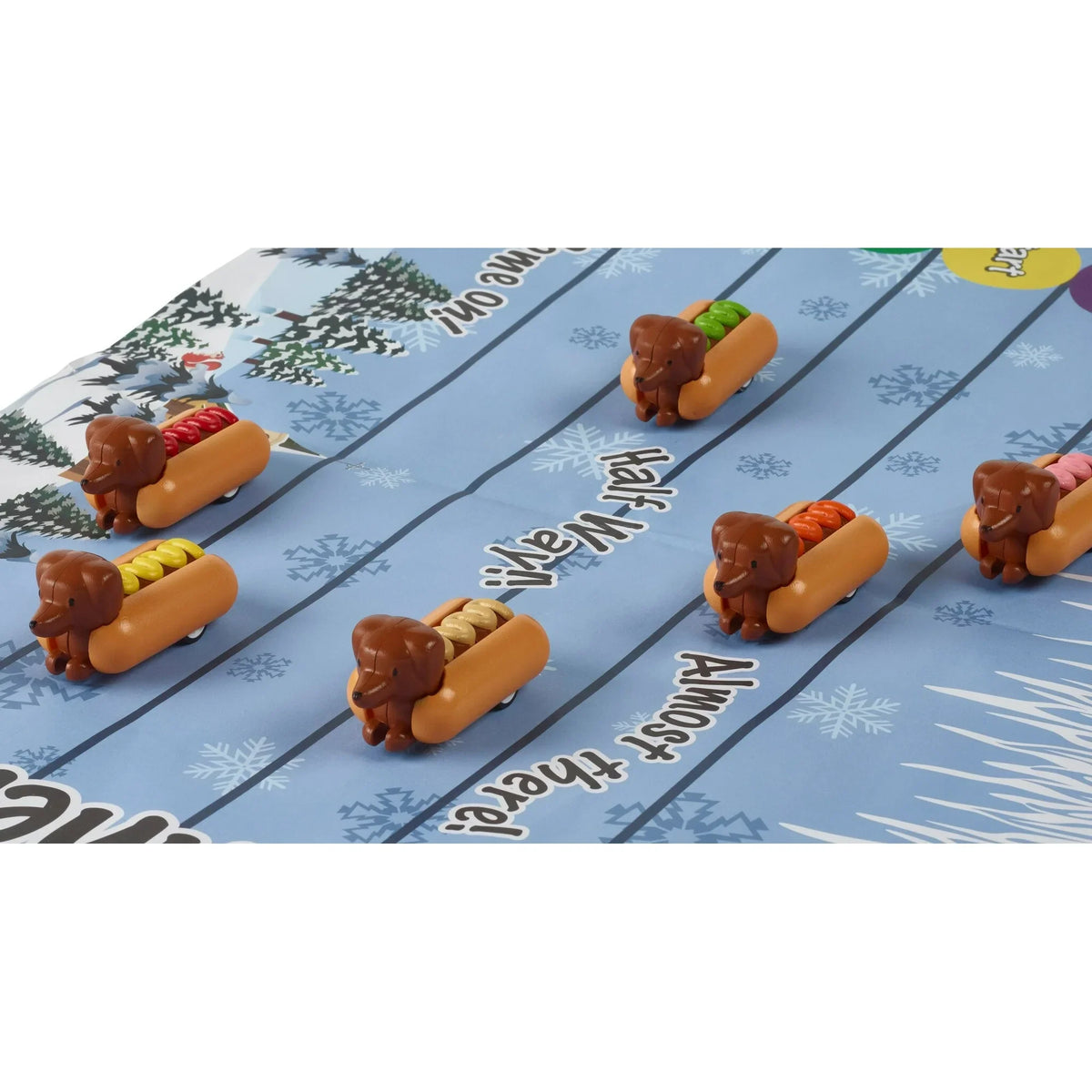 Racing Sausage Dog Party Crackers, 13" (Set of 6)