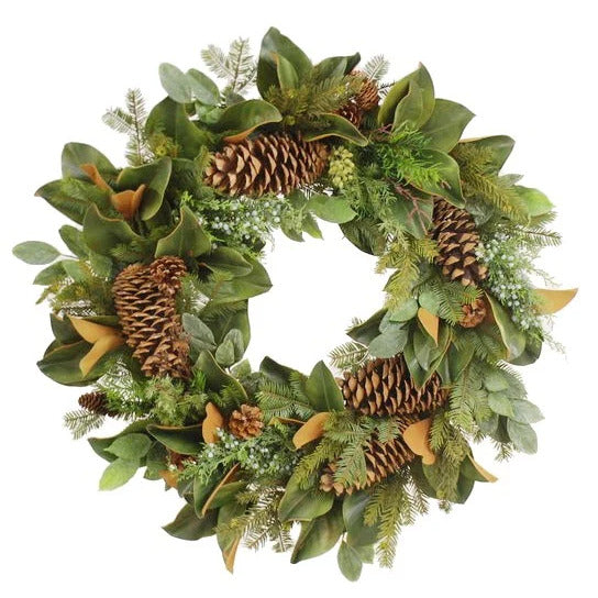 Montana Wood Wreath, 32"