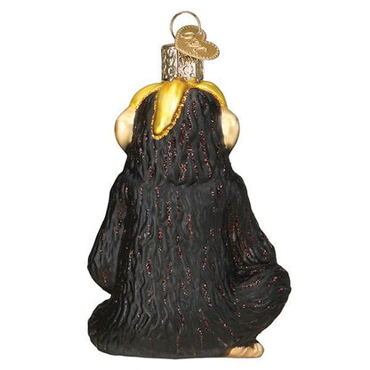 Chimpanzee Ornament, 3.75"