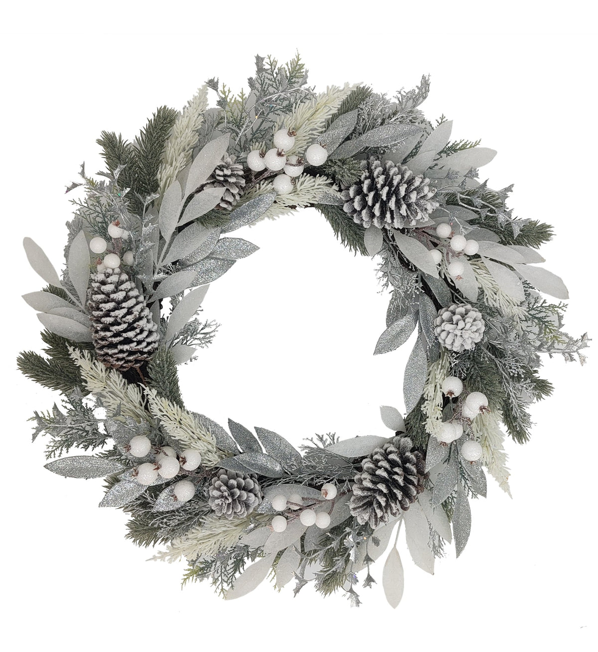 White Pine Essence Wreath, 26"