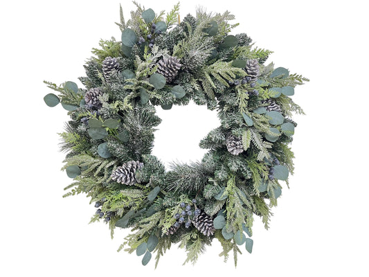 Verdant Bliss Wreath, 32"