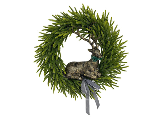 Deer Wreath, 22"