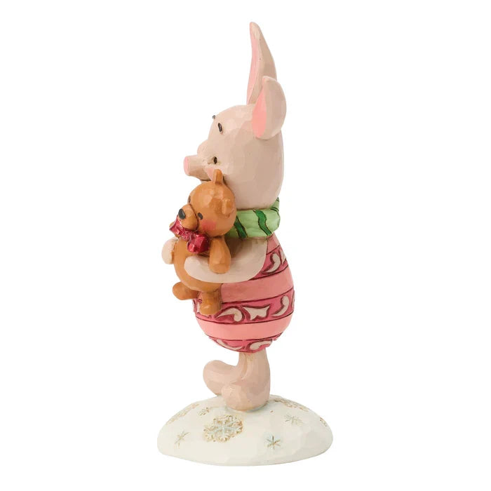 Jim Shore Disney Traditions Piglet Mini Figurine, 3.5"