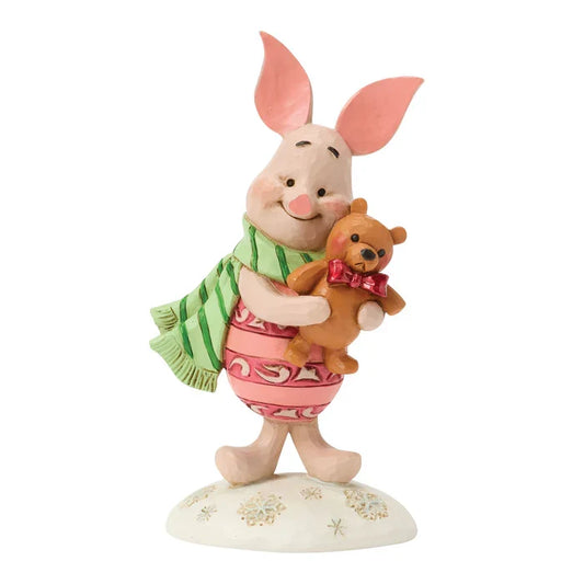 Jim Shore Disney Traditions Piglet Mini Figurine, 3.5"