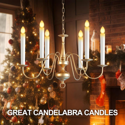 OCATO Christmas Window Candles Lights Battery Operated Candles 10 Pack