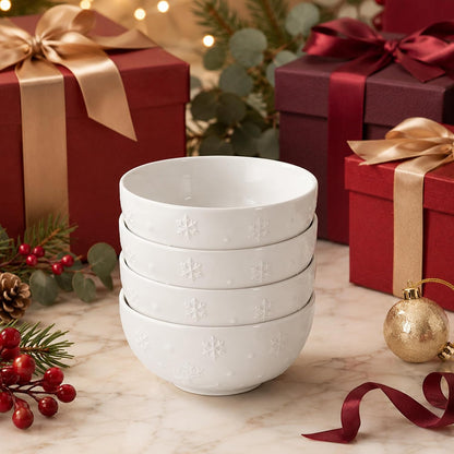 fMBB Cute Santa Hat Plates, Serving Dishes Ceramic for Food & Entertaining