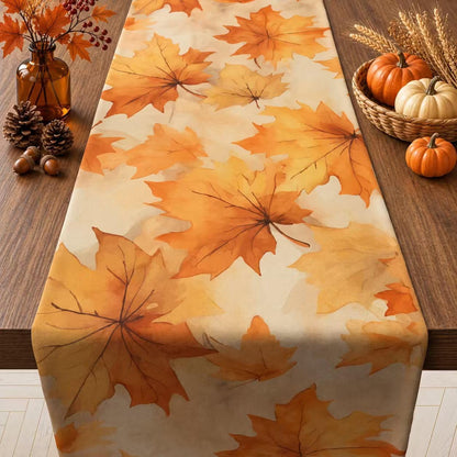 Christmas Decorations - Xmas Balls Snowflake Pine Cone Table Runner