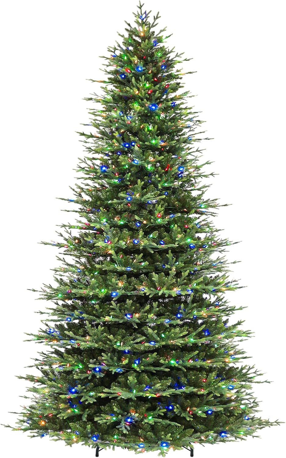 Hykolity 7.5 ft Prelit Christmas Tree with Realistic PE Foliage