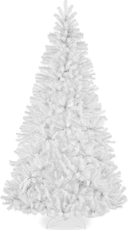 Best Choice Products Artificial Christmas Tree, 6ft Premium Unlit Realistic Spruce Holiday Décor w/Dense Branches, Easy Assembly, Metal Base