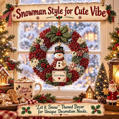 DIY Christmas Fabric Poke Wreath Kit,No-Sew Poke Art.（Christmas Stocking）