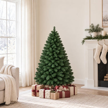 GarveeTech 6ft Artificial Christmas Tree, Realistic Full Unlit Décor