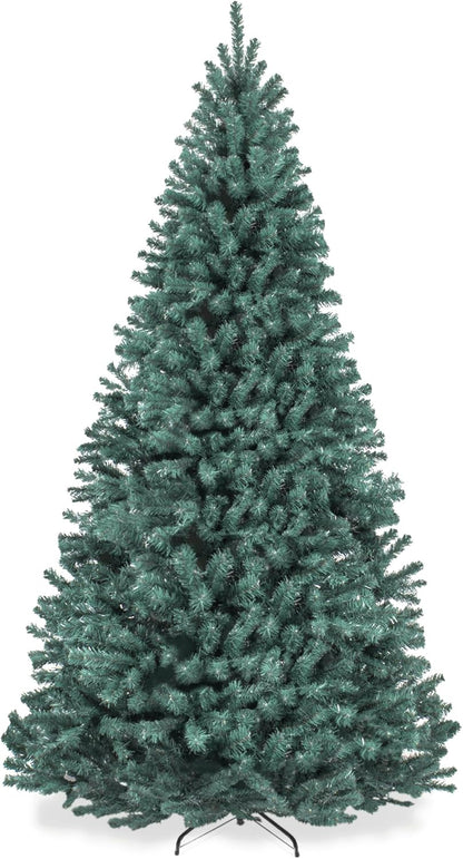 Best Choice Products Artificial Christmas Tree, 6ft Premium Unlit Realistic Spruce Holiday Décor w/Dense Branches, Easy Assembly, Metal Base