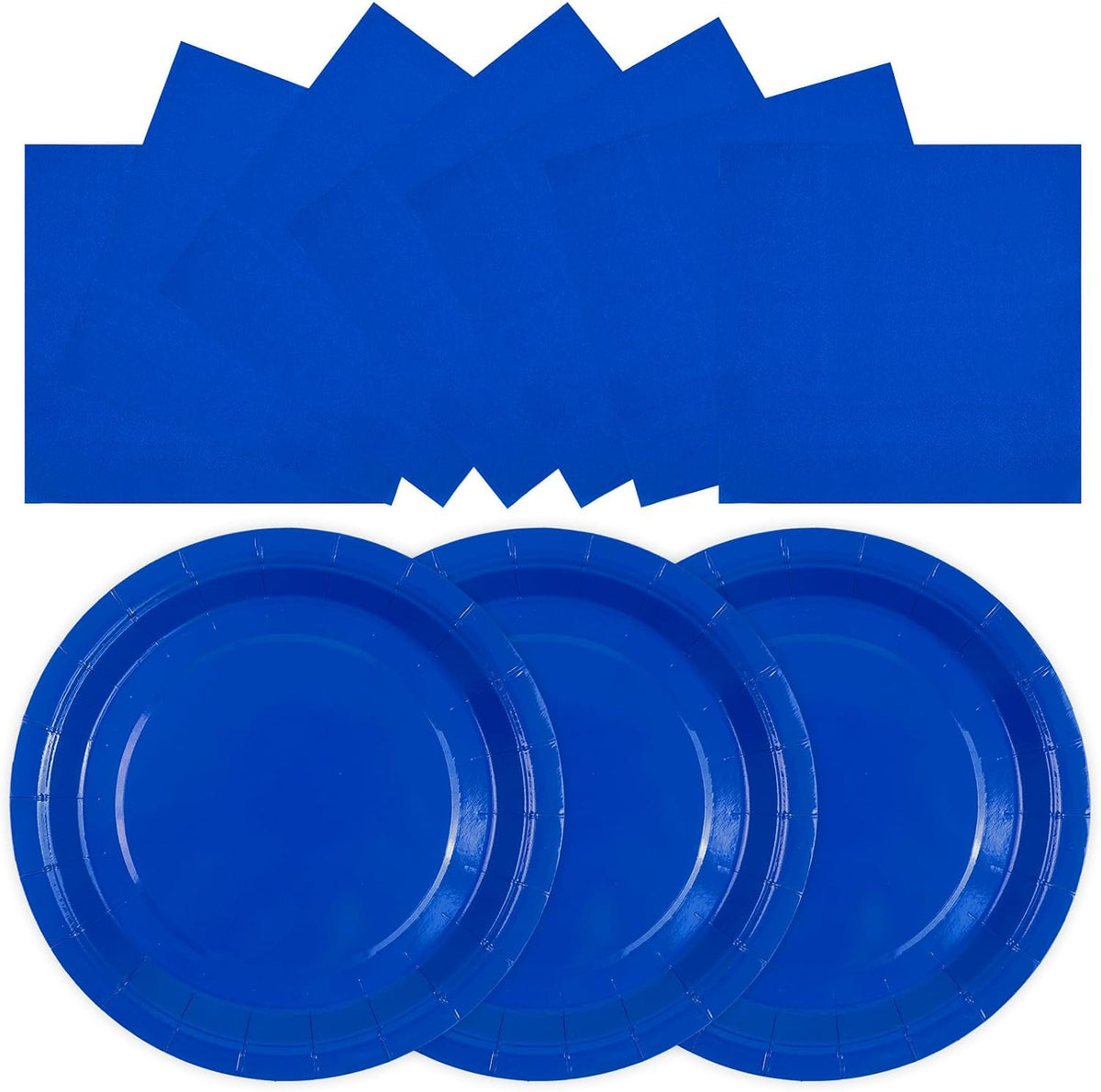 Merry Christmas Plates and Napkins Set, 7inch Xmas Tree Party Decorations