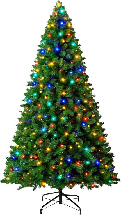 DUMOS 7.5 Ft Christmas Tree, Artificial Christmas Tree, Green