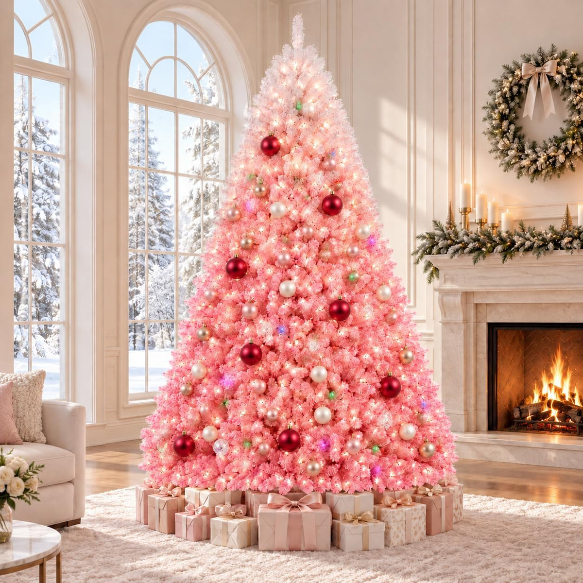 GarveeTech 6ft Artificial Christmas Tree, Realistic Full Unlit Décor