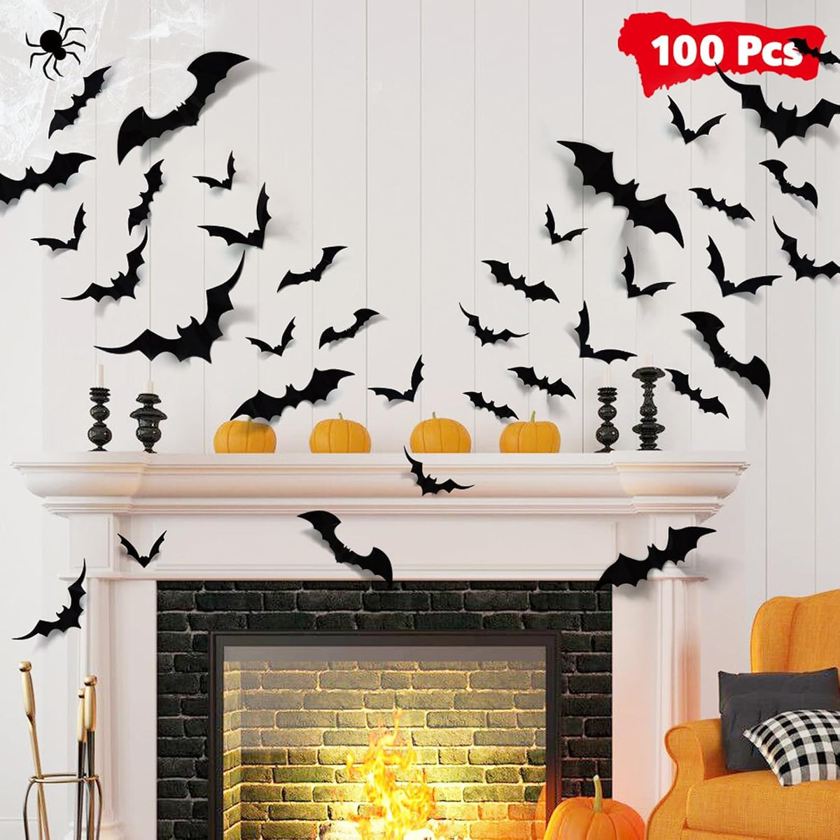 LUDILO 135Pcs Christmas Decorations Window Clings Snowflakes Window Decals