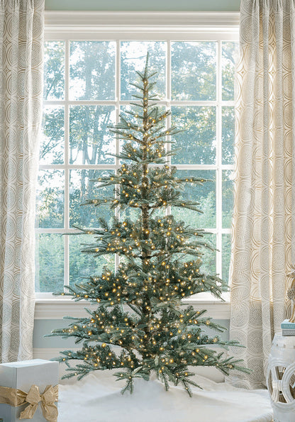 7' King Noble Fir™ Artificial Christmas Tree with 2000 Lux LED Lights