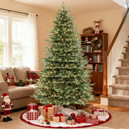 Hykolity 9 ft Prelit Christmas Tree with Realistic PE Foliage