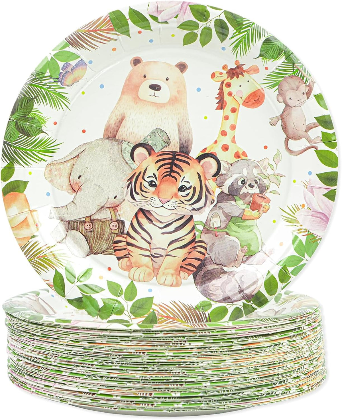 50PCS Christmas Paper Plates, 7 Inches Xmas Plates Disposable Red Snowflake Dinner Dessert Tableware Dinnerware Set for Christmas Winter Holiday Party Supplies Decorations Table Decor
