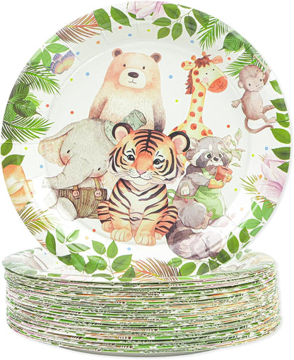 50PCS Christmas Paper Plates, 7 Inches Xmas Plates Disposable Red Snowflake Dinner Dessert Tableware Dinnerware Set for Christmas Winter Holiday Party Supplies Decorations Table Decor