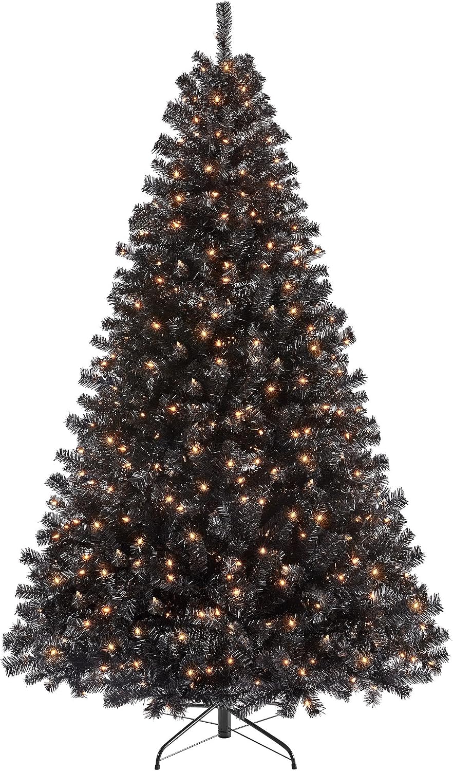 Yaheetech 4.5ft Pre-lit Christmas Tree with 150 Warm White Lights, Green