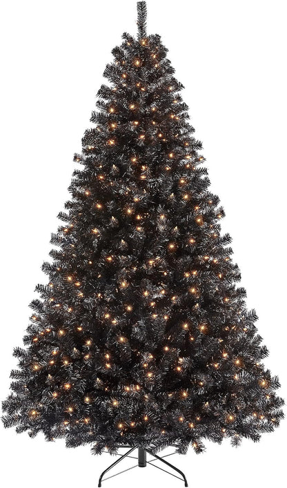 Yaheetech 4.5ft Pre-lit Christmas Tree with 150 Warm White Lights, Green