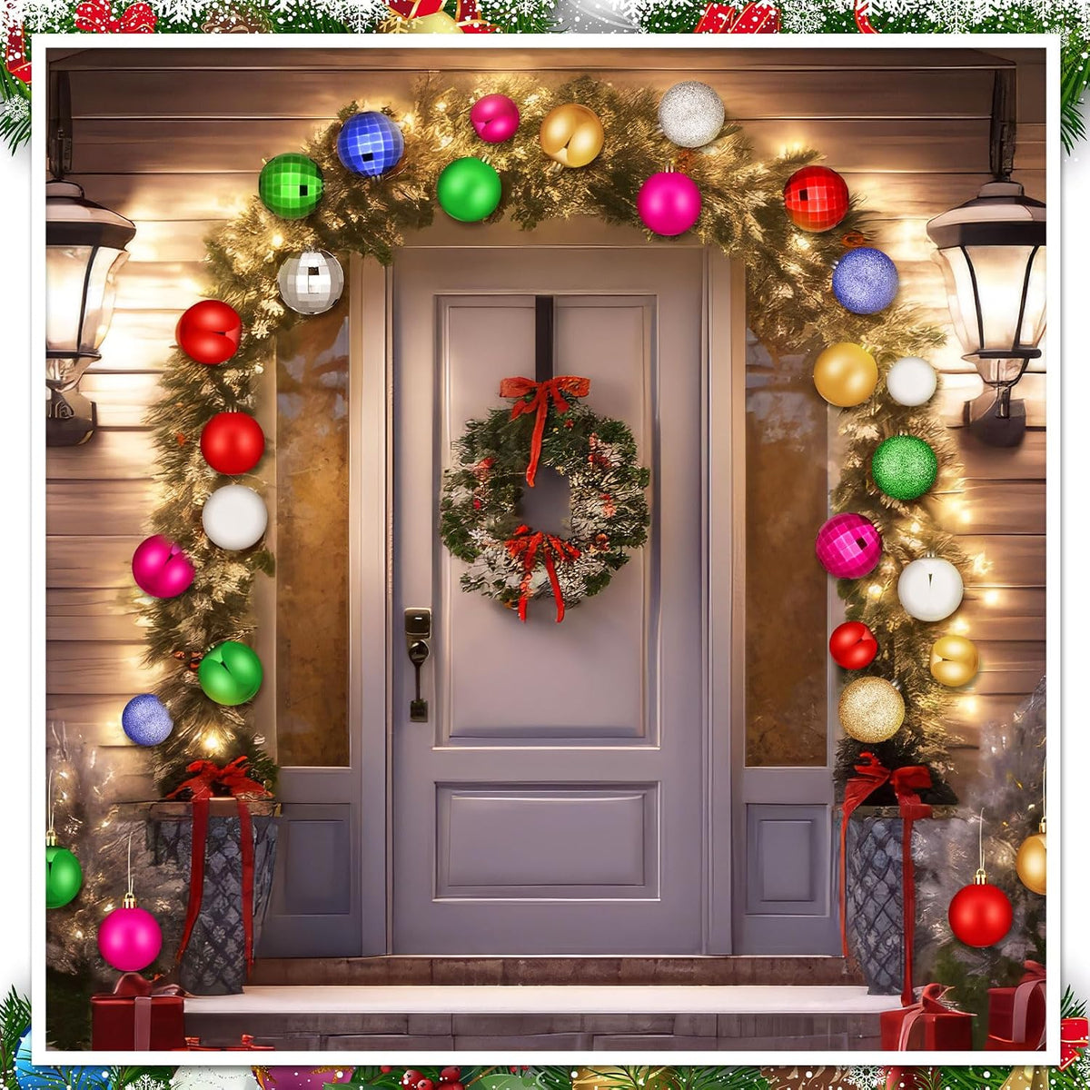 Lunmon 160 Pcs Christmas Ball Ornaments Shatterproof,Multiple Color
