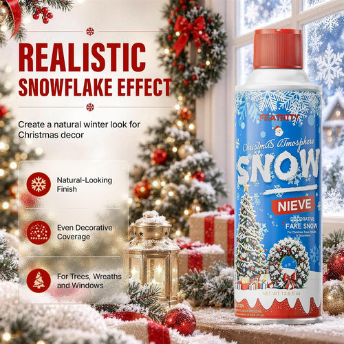 Fake Snow Spray for Christmas: Realistic Snowflake Effect for Displays