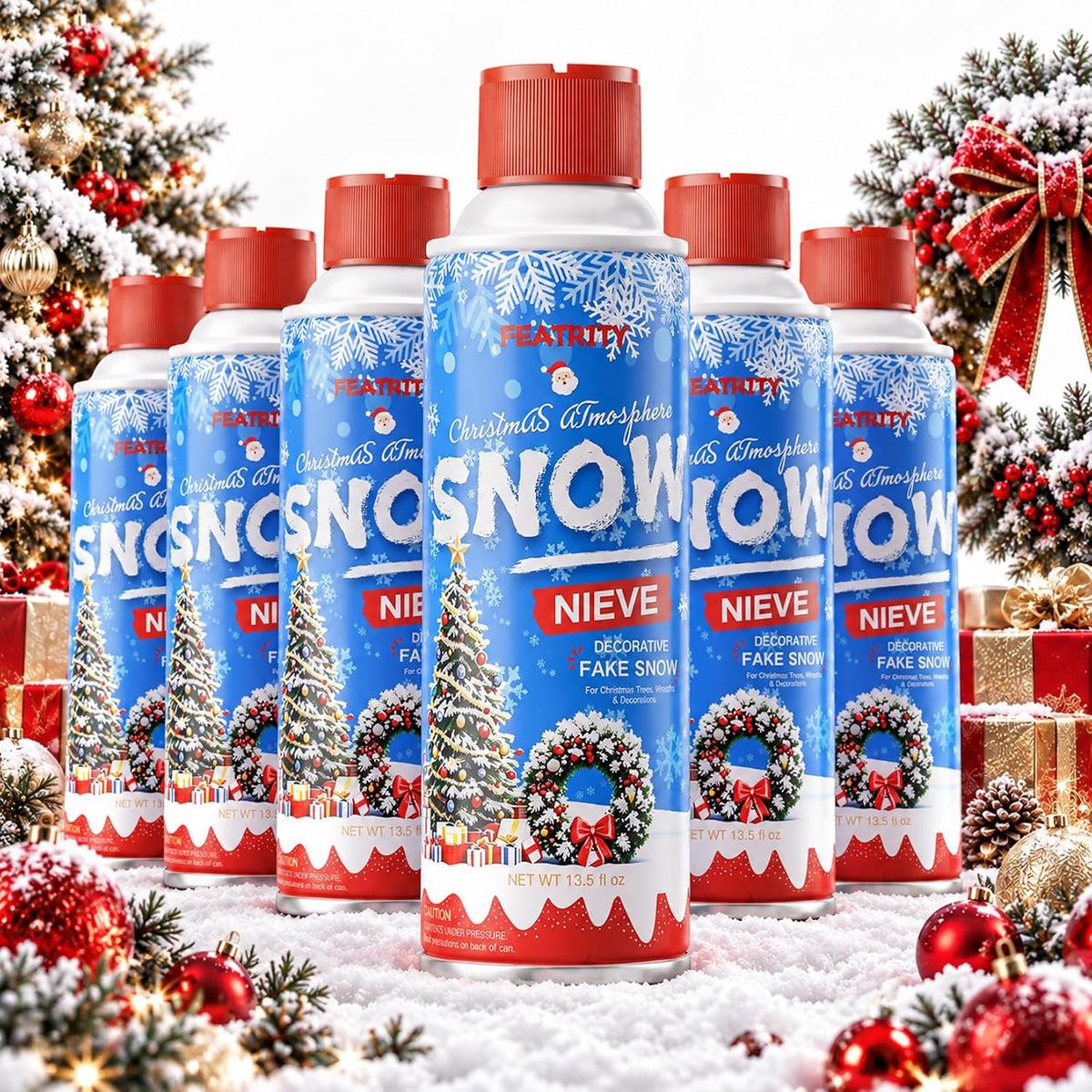 Fake Snow Spray for Christmas: Realistic Snowflake Effect for Displays