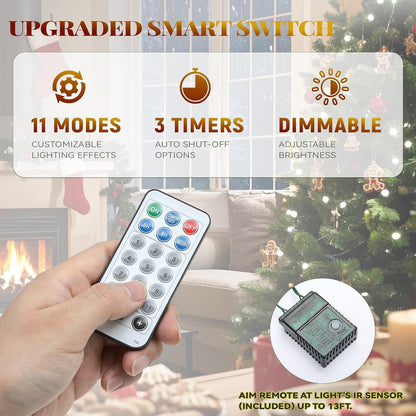 YITAHOME 6FT Prelit Green Fraser Fir Pencil Christmas Tree with Remote