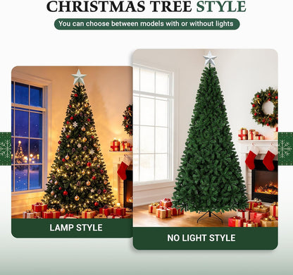 Artificial Christmas Tree,6FT Christmas with Over 1200 Branch Tips, Décor w/Easy Assembly