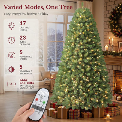 Alupssuc 6ft Classic Spruce Artificial Prelit Christmas Tree