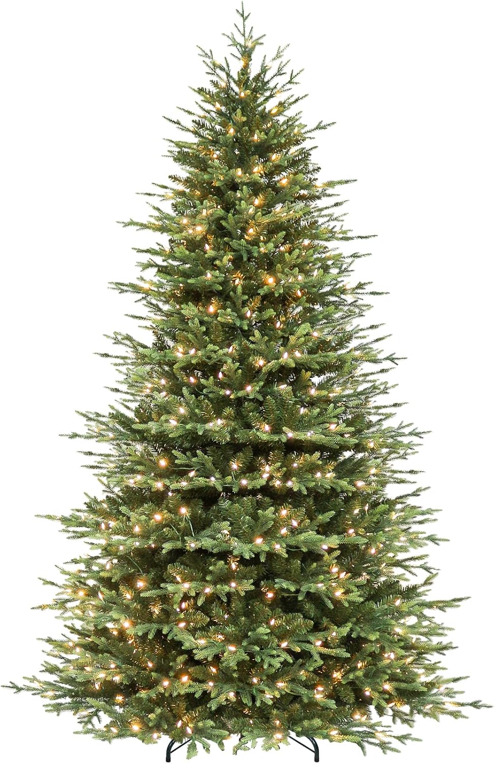 Hykolity 7.5 ft Prelit Christmas Tree with Realistic PE Foliage
