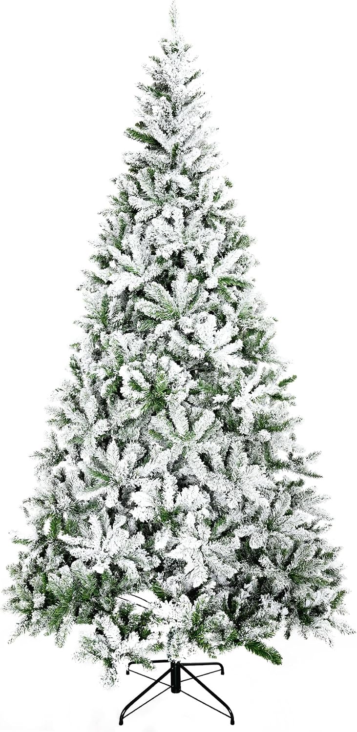 HOMCOM 6 Foot Artificial Christmas Tree, Nordic Pine, Green