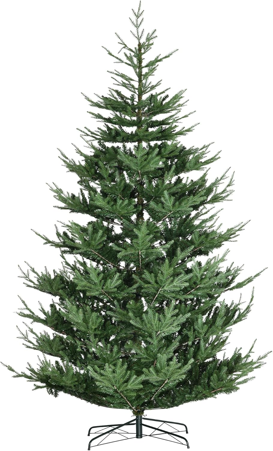 HOMCOM 6 Foot Artificial Christmas Tree, Nordic Pine, Green