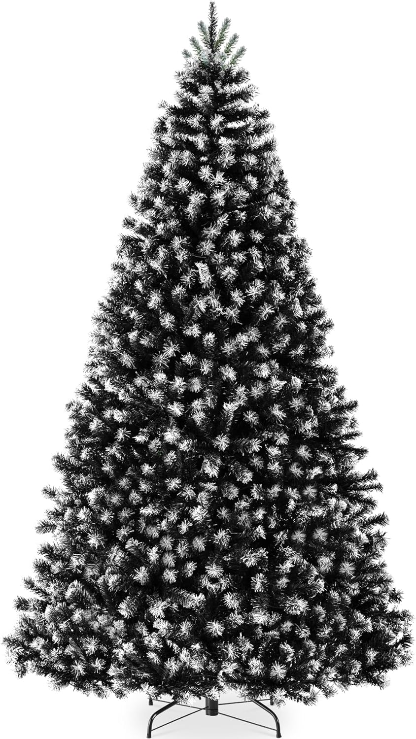 Best Choice Products Artificial Christmas Tree, 6ft Premium Unlit Realistic Spruce Holiday Décor w/Dense Branches, Easy Assembly, Metal Base
