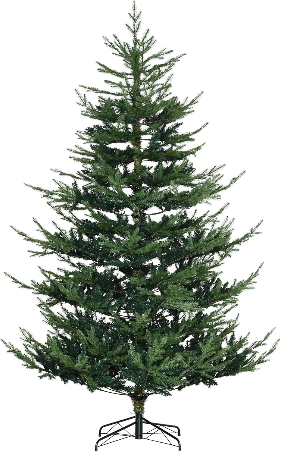 HOMCOM 6 Foot Artificial Christmas Tree, Nordic Pine, Green