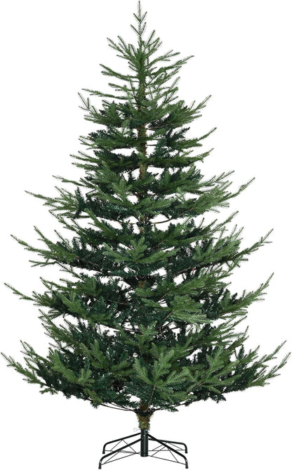 HOMCOM 6 Foot Artificial Christmas Tree, Nordic Pine, Green