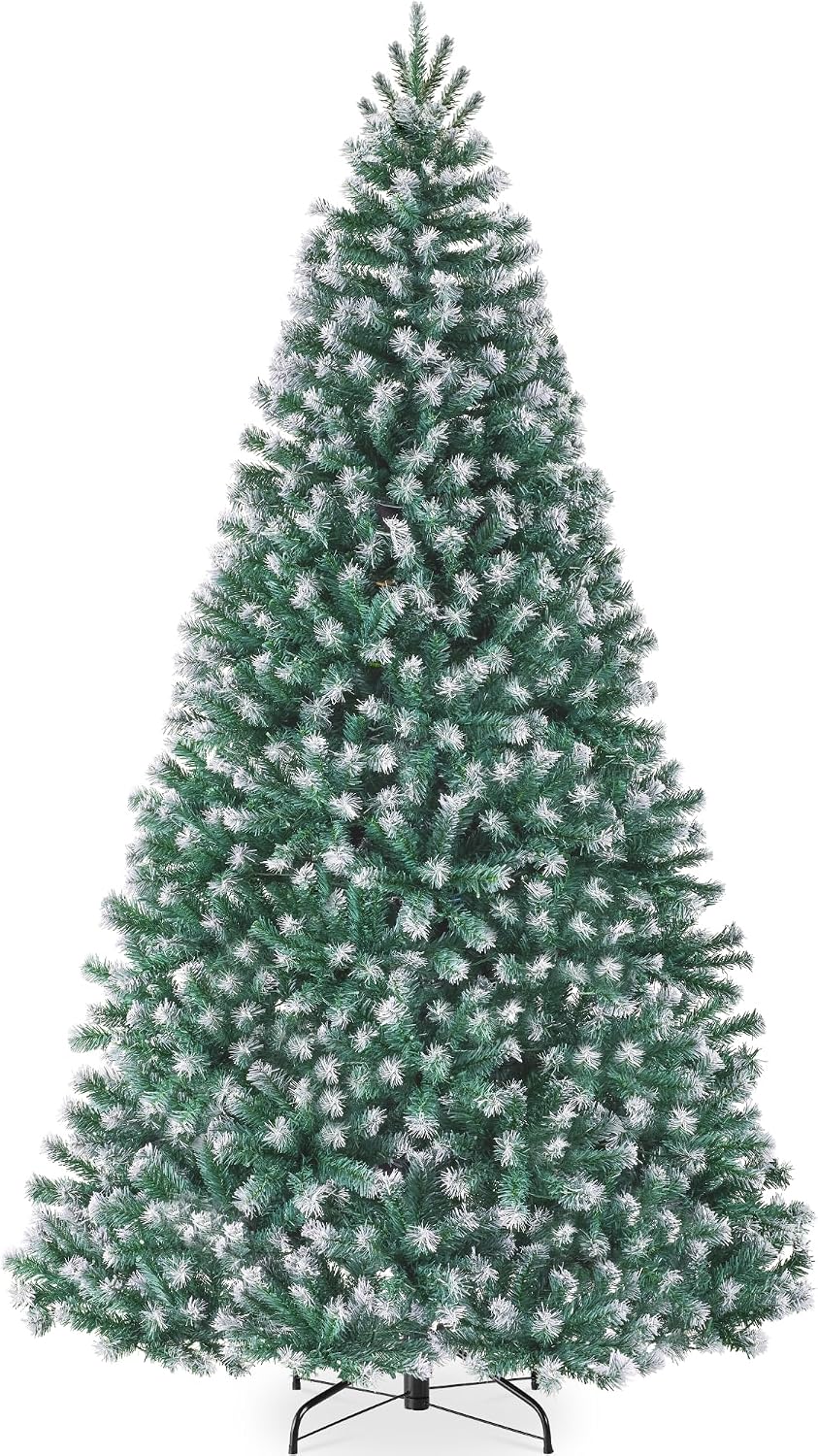 Best Choice Products Artificial Christmas Tree, 6ft Premium Unlit Realistic Spruce Holiday Décor w/Dense Branches, Easy Assembly, Metal Base