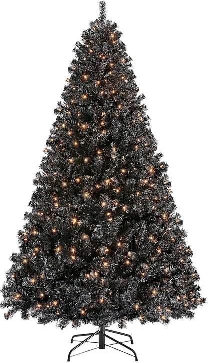 Yaheetech 4.5ft Pre-lit Christmas Tree with 150 Warm White Lights, Green