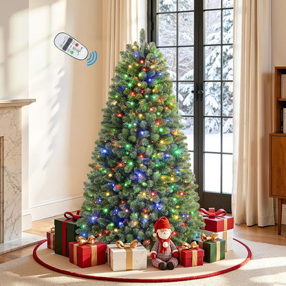 Alupssuc 6ft Classic Spruce Artificial Prelit Christmas Tree