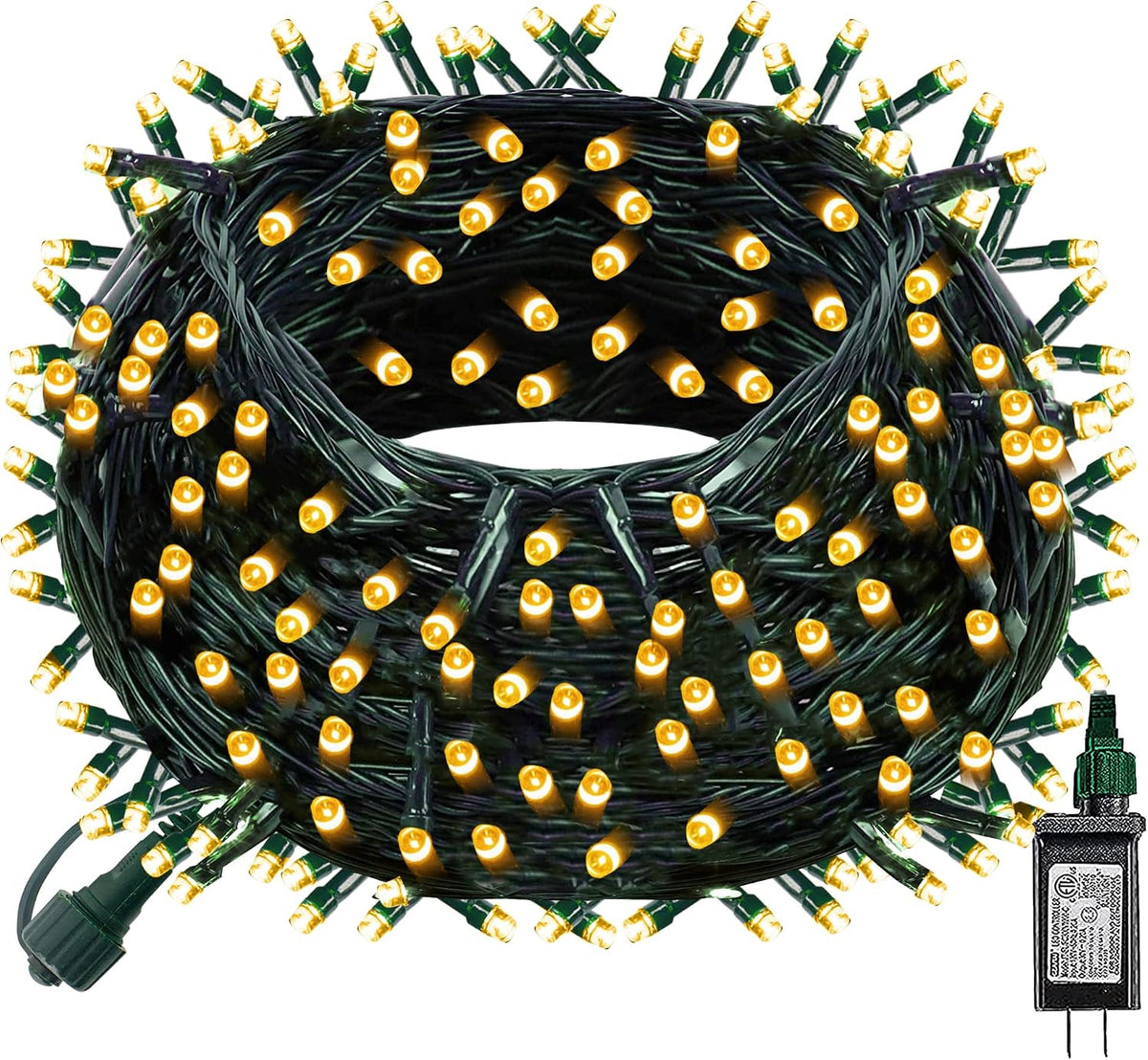 Dazzle Bright 66FT 200 LED Smart Color Changing Christmas Halloween Lights