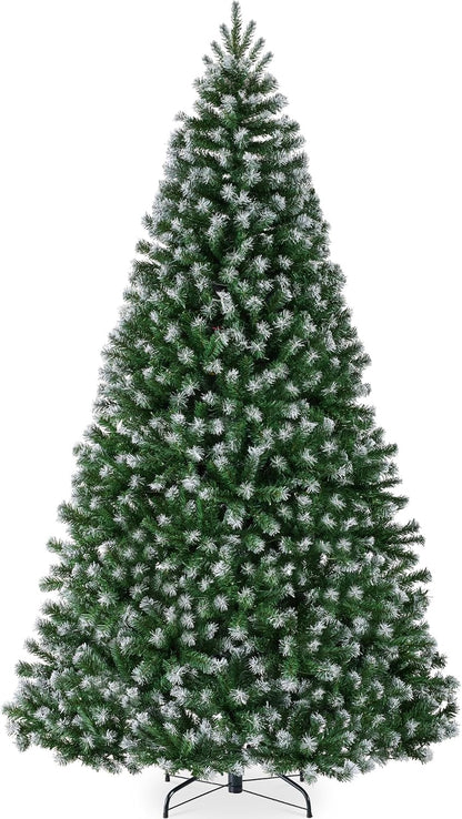Best Choice Products Artificial Christmas Tree, 6ft Premium Unlit Realistic Spruce Holiday Décor w/Dense Branches, Easy Assembly, Metal Base