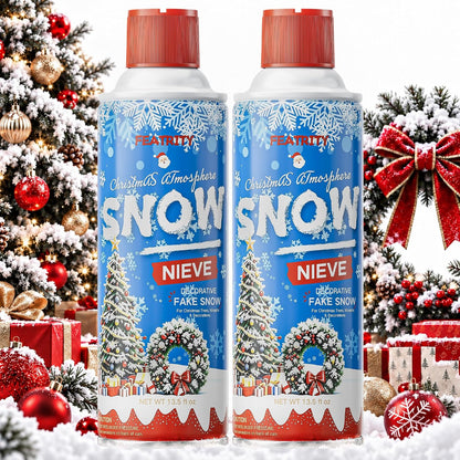 Fake Snow Spray for Christmas: Realistic Snowflake Effect for Displays