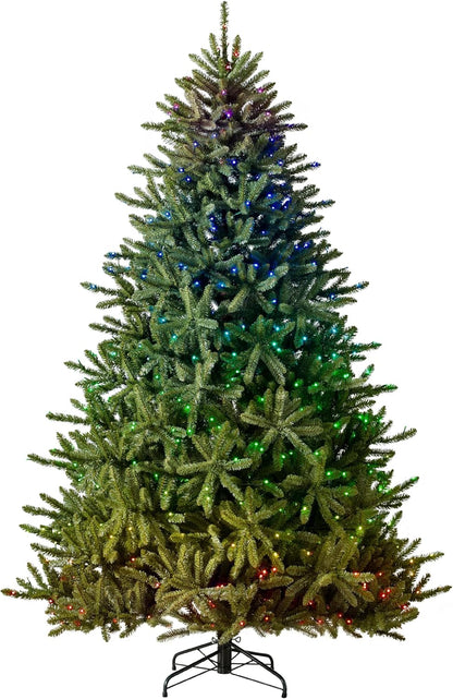 Balsam Hill 6.5ft Unlit Classic Blue Spruce - Artificial Christmas Tree with 2,144+ Tips, Premium Stand & Easy Assembly for Indoor Holiday Decorating