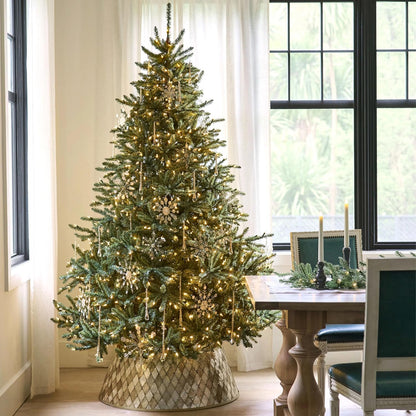 Balsam Hill 6.5ft Unlit Classic Blue Spruce - Artificial Christmas Tree with 2,144+ Tips, Premium Stand & Easy Assembly for Indoor Holiday Decorating