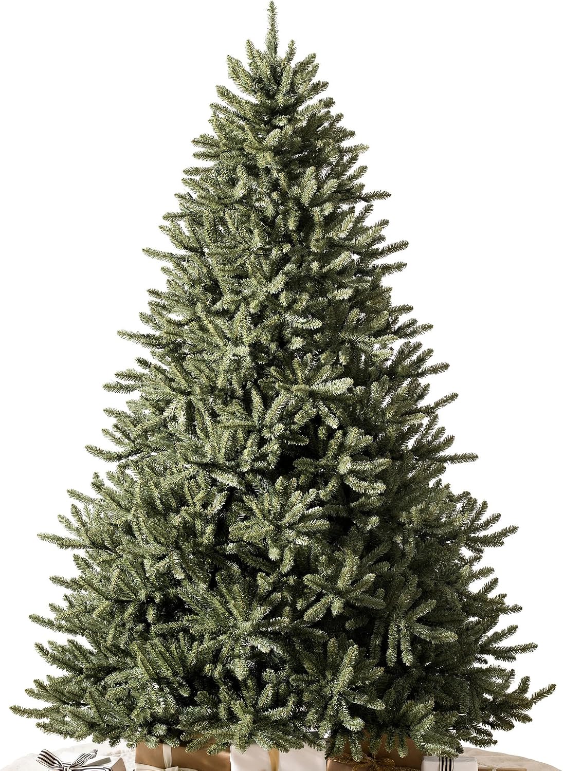 Balsam Hill 6.5ft Unlit Classic Blue Spruce - Artificial Christmas Tree with 2,144+ Tips, Premium Stand & Easy Assembly for Indoor Holiday Decorating
