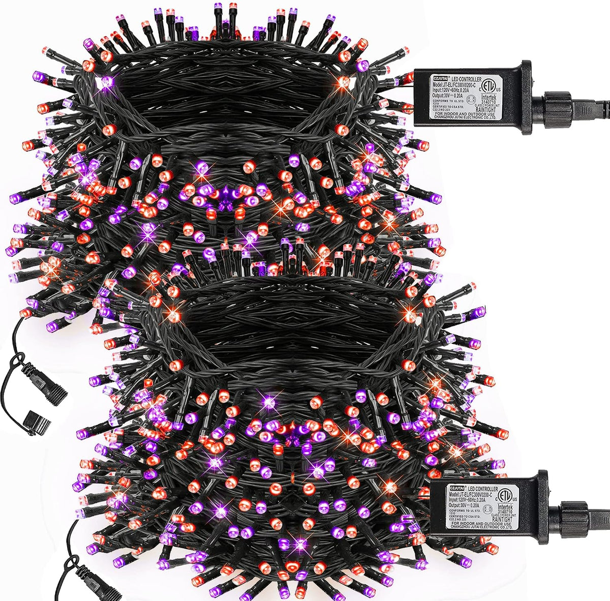 Dazzle Bright Outdoor Christmas String Lights, 1000 LED 328 FT Plug in Fairy Light with Remote Control 8 Modes & Timer, Waterproof Decoration for Home Garden Yard Xmas Wedding, Warm White