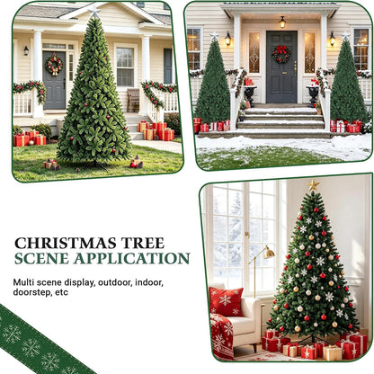 Artificial Christmas Tree,6FT Christmas with Over 1200 Branch Tips, Décor w/Easy Assembly