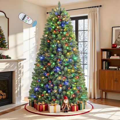 Alupssuc 6ft Classic Spruce Artificial Prelit Christmas Tree